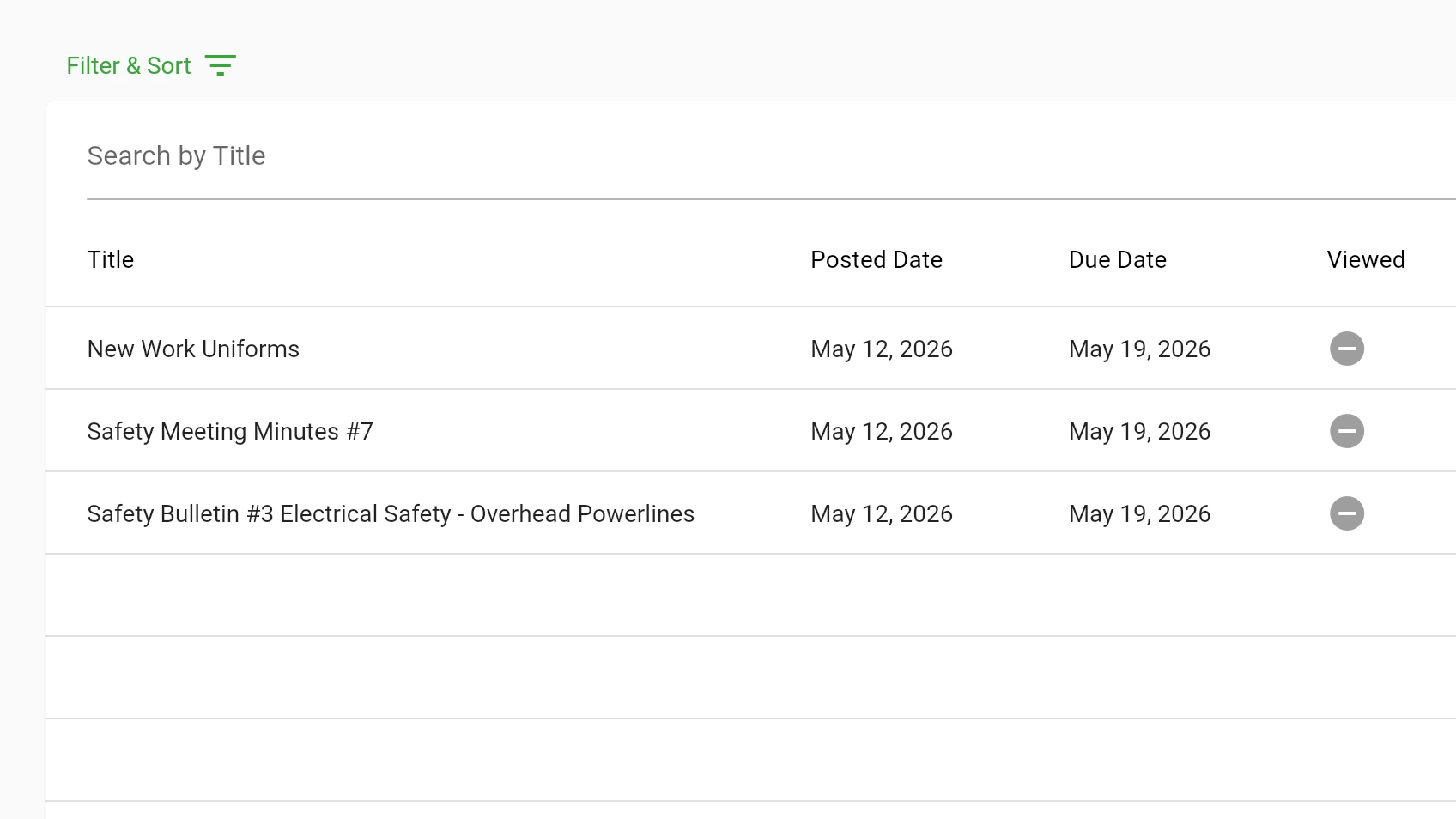 Assigned Announcements Feature Preview