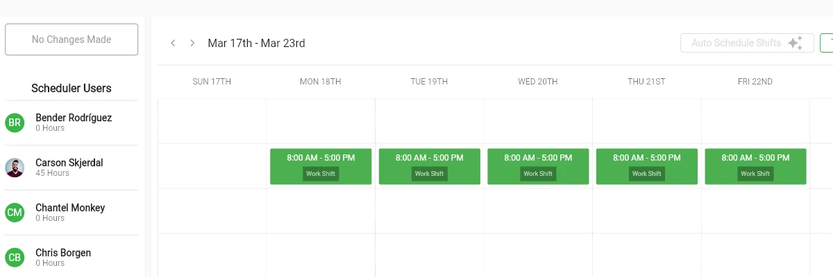 Scheduler Feature Preview